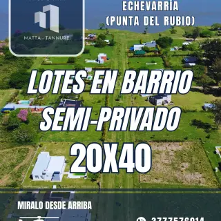 LOTES PUNTA DEL RUBIO