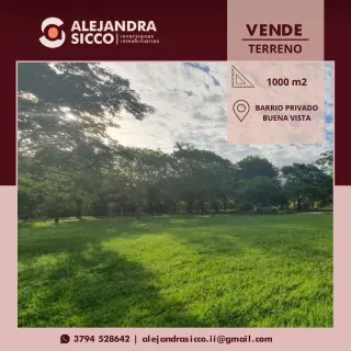 TERRENO EN VENTA BARRIO PRIVADO BUENA VISTA