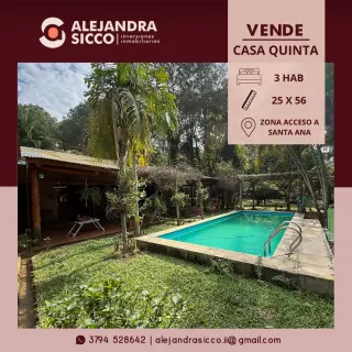 CASA QUINTA EN  SANTA ANA - VENTA