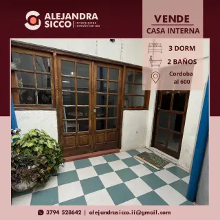 CASA CENTRICA INTERNA  - VENTA