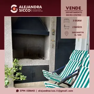 DEPARTAMENTO MICRO CENTRO EN VENTA